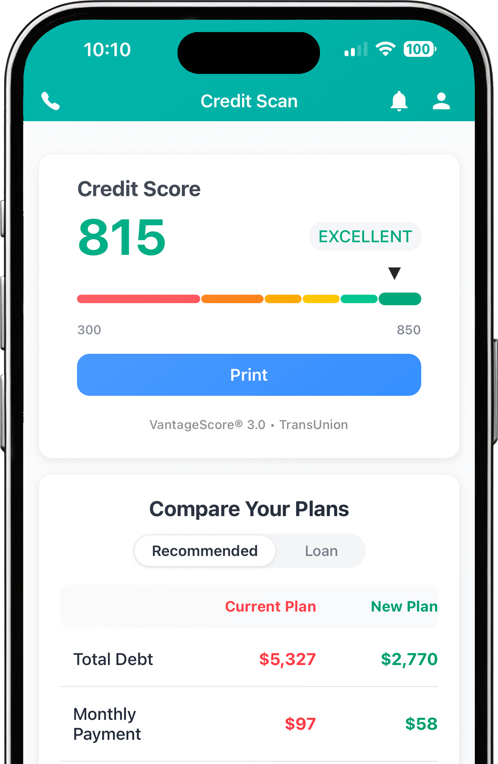 Smoney app mockup